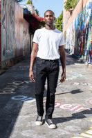 Iron Heart 633s-SBG Super Black Fade-To-Gray Denim