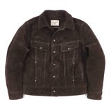 Freenote Cloth High Low 1.4mm Chocolate Suede Jacket