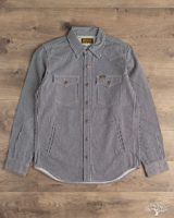 Iron Heart IHSH-421-IND - 12oz Hickory Stripe CPO Shirt