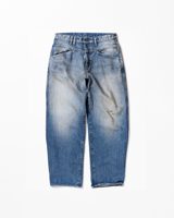Anachronorm AN339-W FRONT YORK WASHED DENIM PANTS INDIGO (AGING)