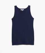 Merz b. Schwanen 136 Loopwheeled Maco-Imit Tank Top