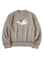 Kapital 12G ウール クルーネックセーター(FLY GOOSE)