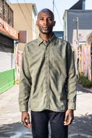 Samurai Herringbone Tropical Weather Dobby Shirt