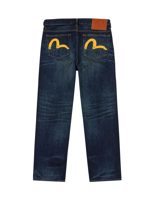 Evisu Dark-washed Seagull Print Regular Fit Jeans #2020