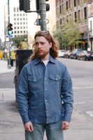 3sixteen Snap Western Shirt-Slate Garment Dye