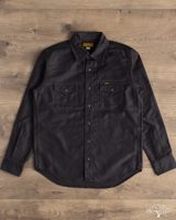 Iron Heart IHSH-426-BLK - 12oz Military Moleskin Western Shirt