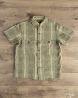 Studio d'Artisan Noragi Sashiko Short-Sleeve Work Shirt