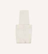Drake's Ecru 12.7oz Selvedge Denim Painter Pants