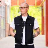 Iron Heart IH-9526V 21oz Non-Fade Denim Type III Vest