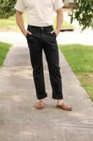 Iron Heart 9oz Mercerized Selvedge Cotton Relaxed Tapered Cut Chinos