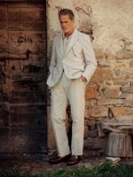 Buck Mason Grey Stripe Sirocco Seersucker Graduate Pant