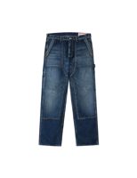 Evisu Washed Seagull Print Regular Fit Painter Jeans