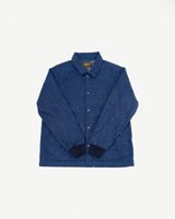 Iron Heart IHJ-161-IND-NP - 10oz Neppy Selvedge Denim Coach Jacket - Indigo