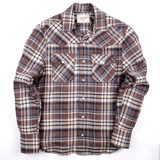 Freenote Cloth Western Scout Pheasant Brown Plaid