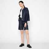 Naked & Famous Andie Shorts - Linen Blend Denim