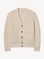 Buck Mason Sand Dollar Seafarer Cotton Rib Cardigan