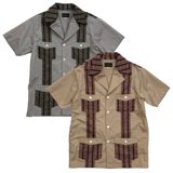 Dry Bones S/S Print 2tone Cuba Shirt