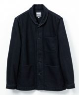 Momotaro Black Dobby Coverall