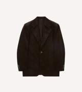 Drake's Brown Mid-Wale Cotton Corduroy Tailored Jacket