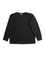 Black Sign "Sashiko" 15.5oz Black Denim Croft Jacket