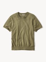Buck Mason Dried Olive Avalon Knit Classic Tee