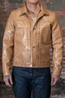 Y'2 KB-140-T Kakishibu Persimmon Tanned Horsehide