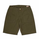 Benzak Denim Developers BPS-03 FATIGUE SHORTS 8 oz. olive drab ripstop
