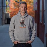 The Flat Head FN-SWP-217 Loopwheel Cowboy Hooded Sweatshirt