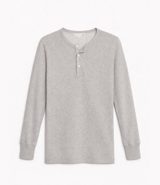 Merz b. Schwanen Mid-Century Machine Refined Fit Long Sleeve Henley