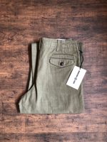 Momotaro Jeans MXPT1016 10.5oz selvedge green denim trousers