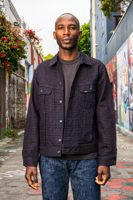 Studio D'Artisan Kakishibu-Dyed Sashiko Denim Jacket