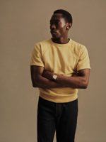 Buck Mason Mustard Seed Venice Wash Featherweight Terry S/S Raglan Crewneck