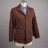 Epaulet Doyle Jacket Rust Scatter-Weave Tweed