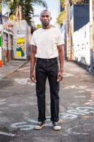 Pure Blue Japan Tea-Core Dyed Black Selvedge Jeans - TCD-003-BK
