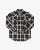 Iron Heart 9oz Selvedge Flannel Check Western Shirt