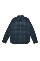 Pure Blue Japan [2235-BR] Indigo Over-dyed Cotton Tweed Check Shirt