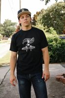Iron Shop Provisions ISP x Buffalo Nickel "Starting Line" Loopwheel Tee-Black