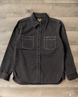 Iron Heart IHSH-266-BLK - 12oz Wabash Work Shirt