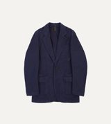 Drake's Indigo Heavy Cotton Twill Games Blazer Mk. I