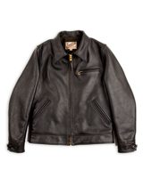 Y'2 Leather Sumi Dyed Horse Single Riders Jacket (SHR-47)
