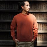 Okayama Denim OD+LW "Bengara" SZ Vintage Pinborder Knit Double V Sweatshirt