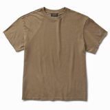 Schaeffer's Garment Hotel Sahara Tan Cycle Raw Edge Sleeve Tee