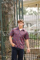 Samurai "NARAHIRA" Snake Pattern Shirt