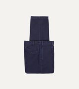Drake's Indigo Heavy Cotton Twill Games Trousers