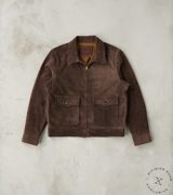 Freenote Cloth Alcorn Leather Jacket - Italian Calf Suede