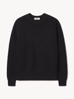 Buck Mason Black Seafarer Cotton Rib Crew