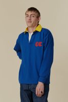 Community Clothing Contrast Collar Rugby Shirt