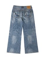 Evisu Seagull Printed Pocket Flare Jeans