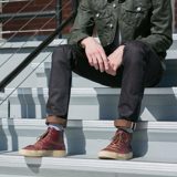 Gustin #409 Monster Indigo X Brown (Skinny)