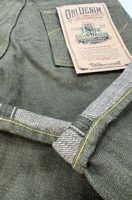 Oni Denim ONI270-OLD18 18oz Olive Denim New Regular Straight